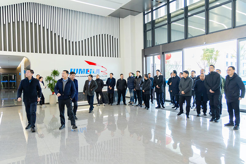 On the morning of March 2, 2024, leaders of Liyang City and Daitou Town visited Changzhou Jumeirah Mold Technology Co., Ltd.